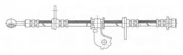 KAWE 511445 Гальмівний шланг