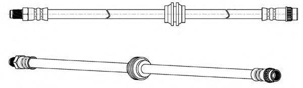 KAWE 512663 Гальмівний шланг