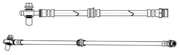 KAWE 512760 Гальмівний шланг