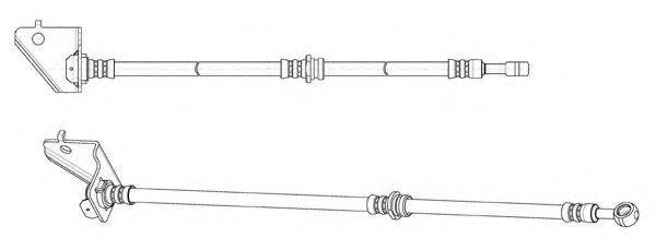 KAWE 512831 Гальмівний шланг