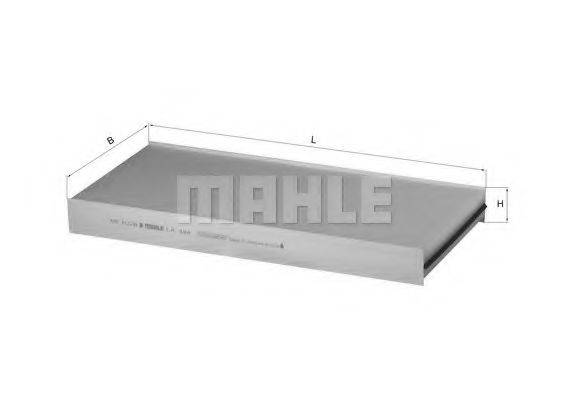 MAHLE ORIGINAL LA494 Фільтр, повітря у внутрішньому просторі