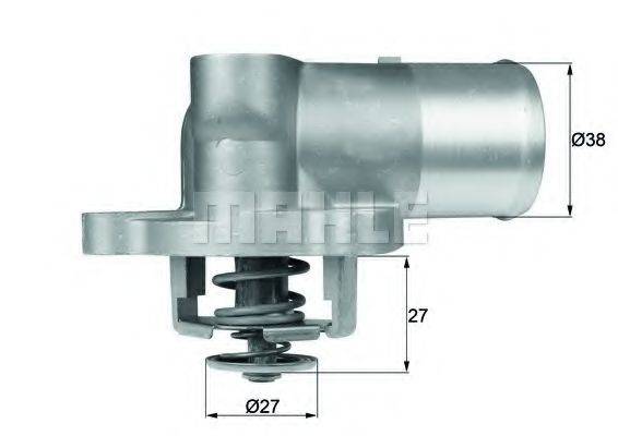 MAHLE ORIGINAL TI7687D Термостат, охолоджуюча рідина