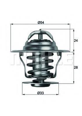 MAHLE ORIGINAL TX1171D Термостат, охолоджуюча рідина