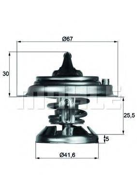 MAHLE ORIGINAL TX2985D Термостат, охолоджуюча рідина