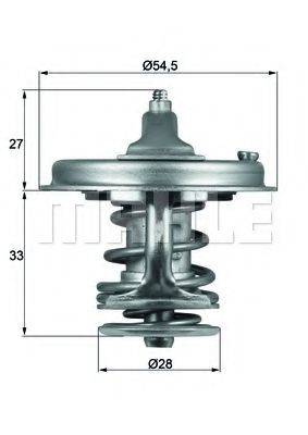 MAHLE ORIGINAL TX7883 Термостат, охолоджуюча рідина