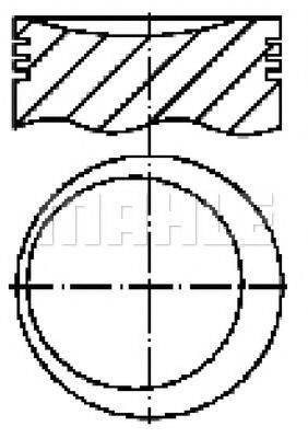 MAHLE ORIGINAL E70505 Поршень