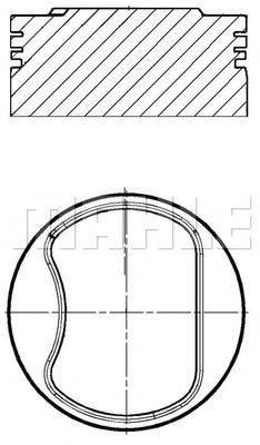 MAHLE ORIGINAL E25990 Поршень