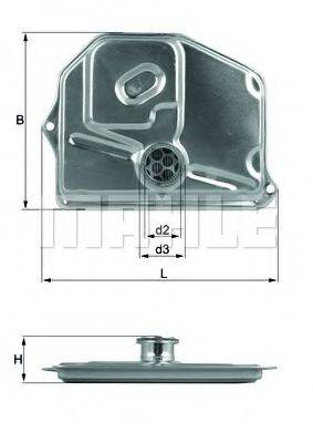 MAHLE ORIGINAL HX47 Гідрофільтр, автоматична коробка передач