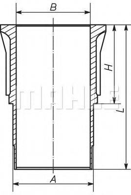 MAHLE ORIGINAL 021WN29 Гільза циліндра