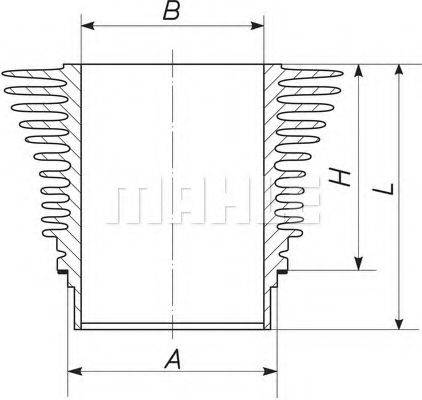 MAHLE ORIGINAL 031WR14 Гільза циліндра