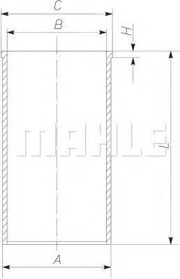 MAHLE ORIGINAL 039WV32 Гільза циліндра