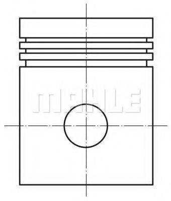 MAHLE ORIGINAL 0141800 Поршень