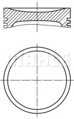 MAHLE ORIGINAL 0396400 Поршень