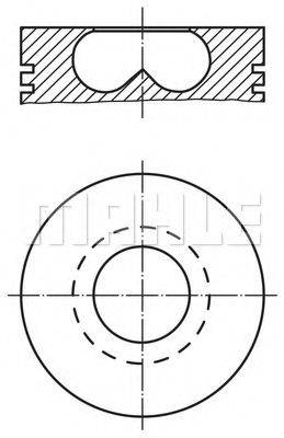 MAHLE ORIGINAL 0079700 Поршень