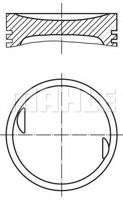 MAHLE ORIGINAL 6760600 Поршень