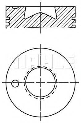 MAHLE ORIGINAL 0039000 Поршень