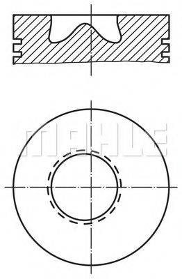 MAHLE ORIGINAL 0029900 Поршень