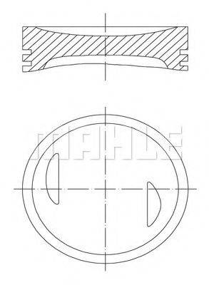 MAHLE ORIGINAL 6430200 Поршень