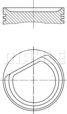 MAHLE ORIGINAL 0047000 Поршень