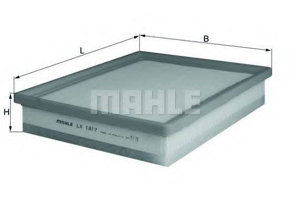 MAHLE ORIGINAL LX1817 Повітряний фільтр