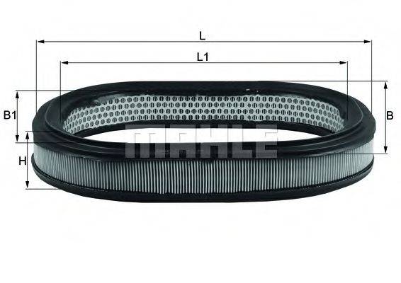 MAHLE ORIGINAL LX78 Повітряний фільтр