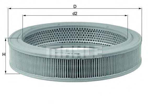 MAHLE ORIGINAL LX208 Повітряний фільтр