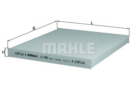 MAHLE ORIGINAL LA898 Фільтр, повітря у внутрішньому просторі