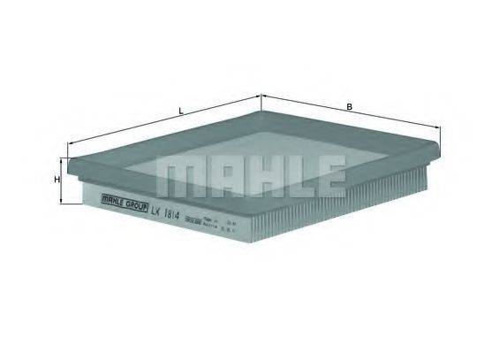 MAHLE ORIGINAL LX1814 Повітряний фільтр