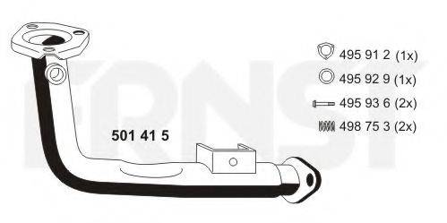 ERNST 501415 Труба вихлопного газу