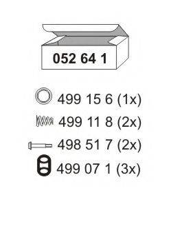 ERNST 052641 Монтажний комплект, глушник