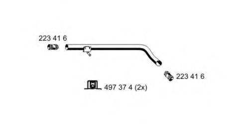 ERNST 202404 Труба вихлопного газу