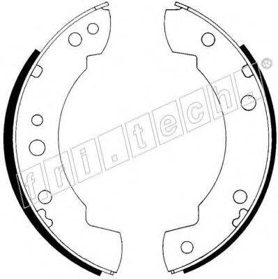 FRI.TECH. 1040093 Комплект гальмівних колодок