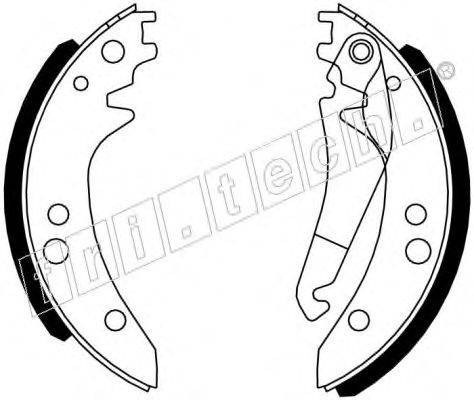 FRI.TECH. 1052125 Комплект гальмівних колодок