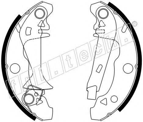 FRI.TECH. 1088202Y Комплект гальмівних колодок