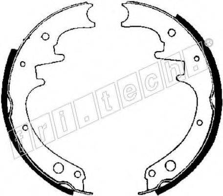 FRI.TECH. 1088220 Комплект гальмівних колодок