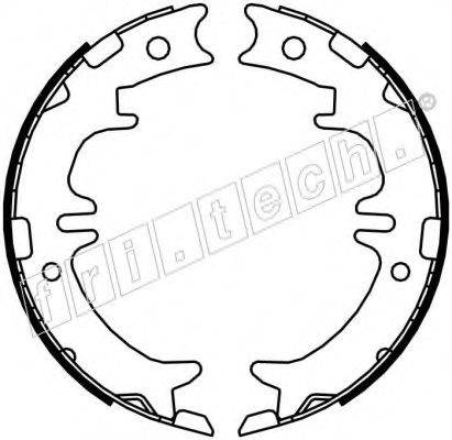 FRI.TECH. 1115311 Комплект гальмівних колодок, стоянкова гальмівна система