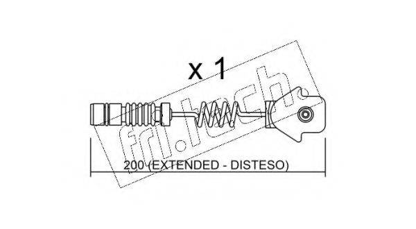 FRI.TECH. SU012 Сигналізатор, знос гальмівних колодок