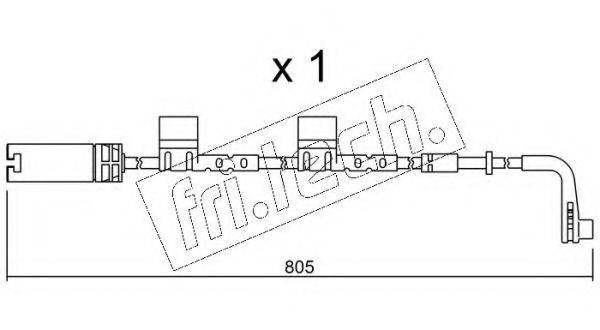 FRI.TECH. SU222 Сигналізатор, знос гальмівних колодок