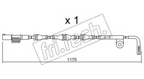 FRI.TECH. SU253 Сигналізатор, знос гальмівних колодок