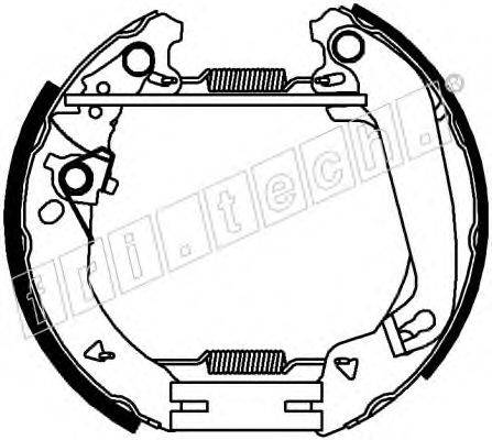 FRI.TECH. 16440 Комплект гальмівних колодок