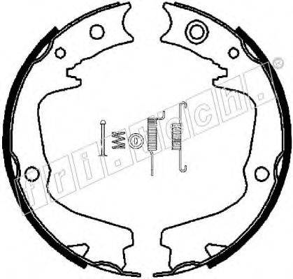FRI.TECH. 1110337K Комплект гальмівних колодок, стоянкова гальмівна система