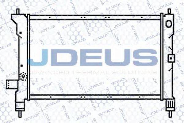 JDEUS 002M09 Радіатор, охолодження двигуна