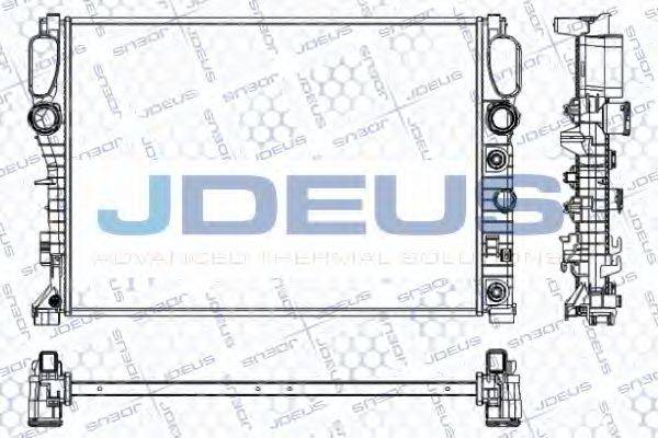 JDEUS RA0170720 Радіатор, охолодження двигуна