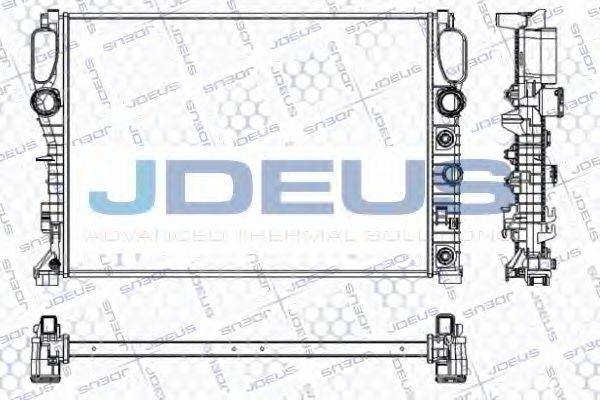 JDEUS RA0170730 Радіатор, охолодження двигуна