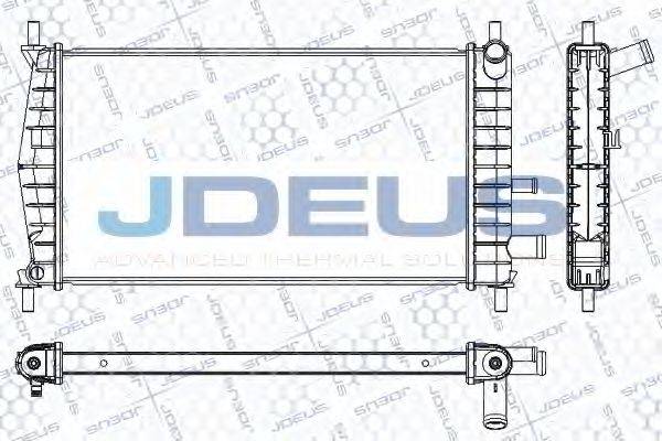 JDEUS RA0120961 Радіатор, охолодження двигуна