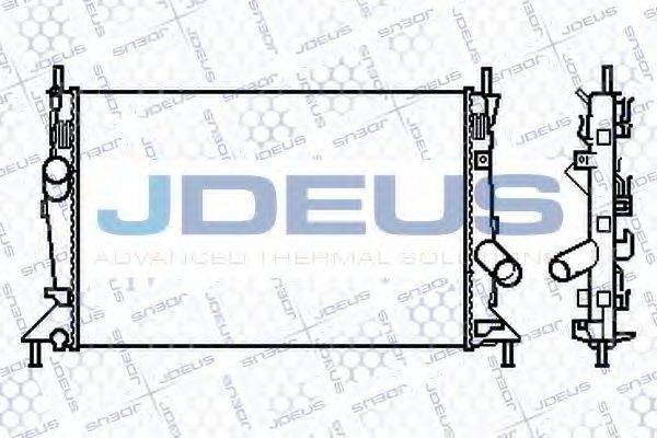 JDEUS 012M26 Радіатор, охолодження двигуна