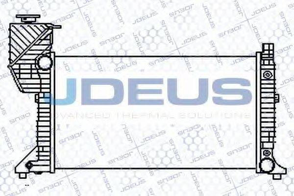 JDEUS 017B22 Радіатор, охолодження двигуна