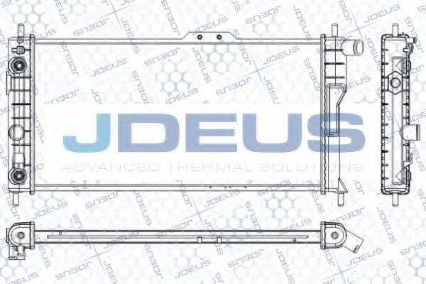 JDEUS RA0200501 Радіатор, охолодження двигуна