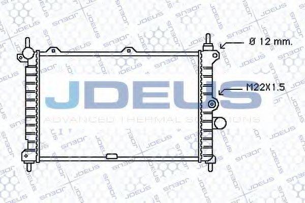 JDEUS 020M10 Радіатор, охолодження двигуна