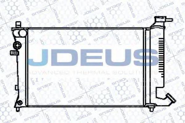 JDEUS 021V16 Радіатор, охолодження двигуна